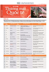 Bản tin Các vụ kiện Thương mại Quốc tế số 41, tháng 11/2011
