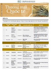 Bản tin Các vụ kiện Thương mại Quốc tế số 60, tháng 6/2013
