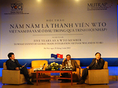 Hội thảo "5 năm thành viên WTO - Việt Nam đã và sẽ ở đâu trong quá trình hội nhập?"