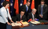 Australia và Trung Quốc ký kết Hiệp định Thương mại Tự do