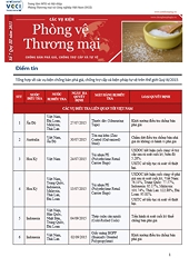 Tổng hợp Các vụ kiện Phòng vệ Thương mại trên Thế giới Số 7, Quý III/2015
