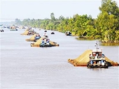Sẽ ngừng xuất khẩu cát nhiễm mặn