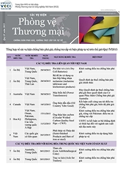 Tổng hợp Các vụ kiện Phòng vệ Thương mại trên Thế giới số 8 Quý IV/ 2015