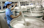 Giá sợi xuất khẩu đang chịu nhiều bất lợi 