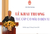 Khai trương Thủ tục cấp mẫu C/O mẫu D điện tử cho hàng hóa xuất khẩu