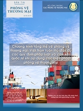Bản tin Phòng vệ thương mại Quý I/2019