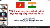 Những lưu ý cho doanh nghiệp Việt Nam ký hợp đồng với đối tác Ấn Độ