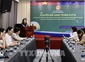 Hỗ trợ ngành dệt may, da giày thích ứng với yêu cầu sản xuất xanh của EU