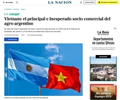 Báo Argentina nhận định Việt Nam là đối tác thương mại nông nghiệp chủ chốt