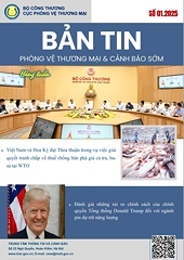 Bản tin điện tử Phòng vệ thương mại số 01.2025